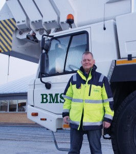 BMS divisionschef for lastbillifte glæder sig til manifestationen på fredag - og særligt til at konkurrere på det europæiske marked fremover med sine kæmpestore køretøjer.
